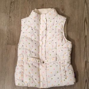 Little girls puffer vest